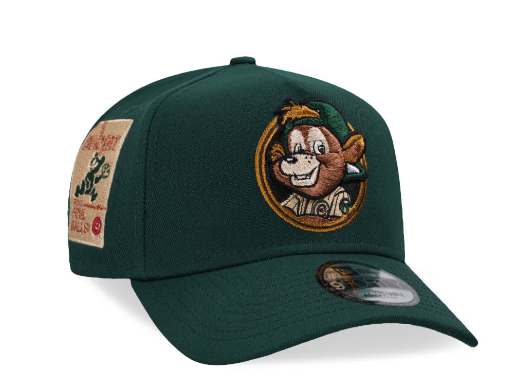 New Era Chicago Cubs Dark Green Copper 9Forty A Frame Snapback Cap