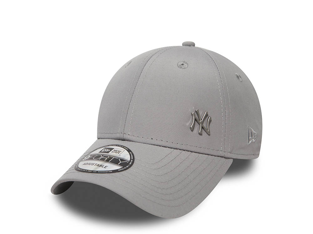 New Era New York Yankees Gray Flawless 9Forty Strapback Cappellini