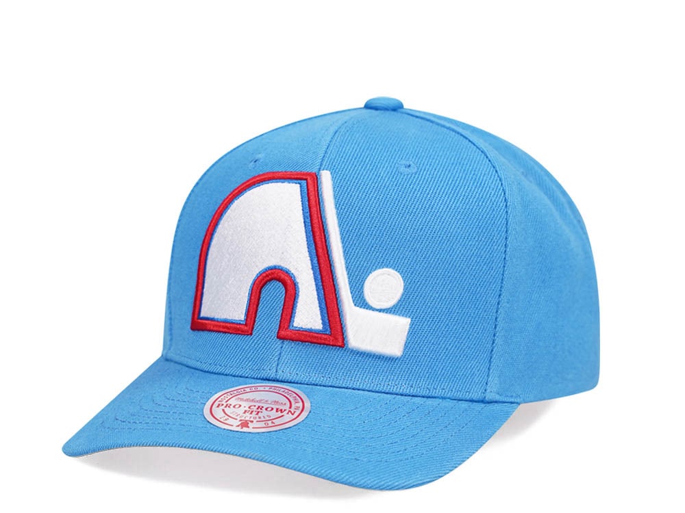 Mitchell & Ness Quebec Nordiques Team Ground 2.0 Pro Blue Snapback Cap