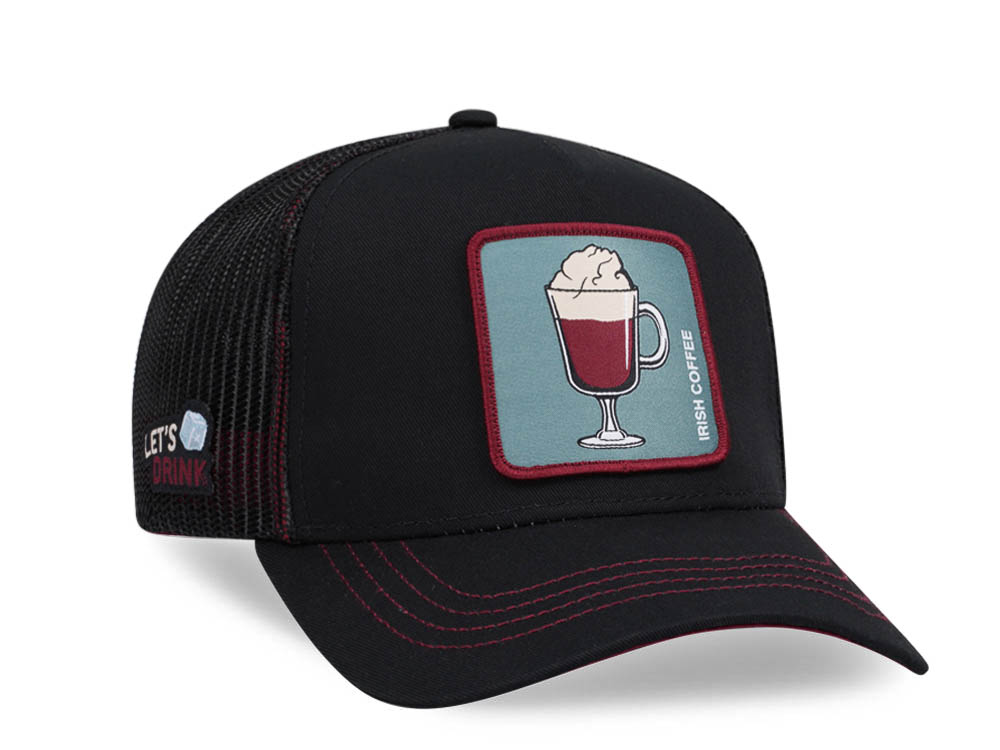 Capslab Cocktails Irish Coffee Black Trucker Snapback Cap