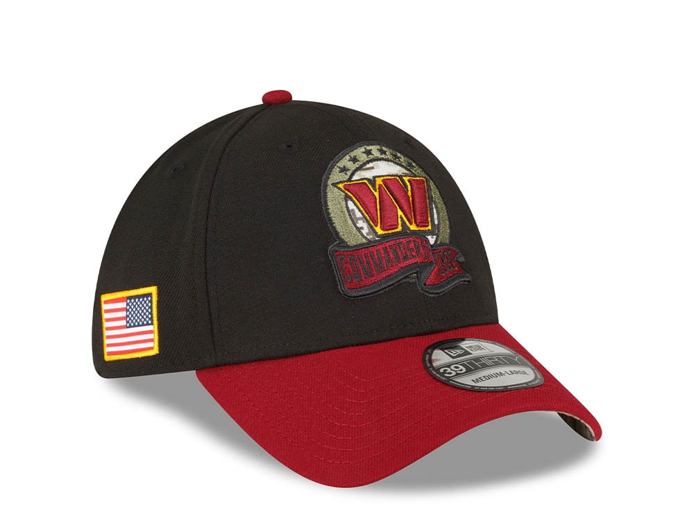 New Era Washington Commanders Salute to Service 2022 39Thirty Stretch Cap