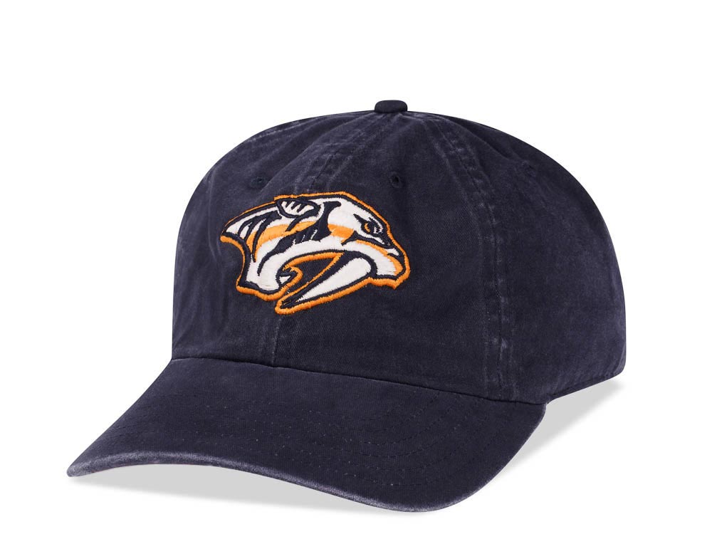 American Needle Nashville Predators Print Navy Vintage Casual Strapback Cap