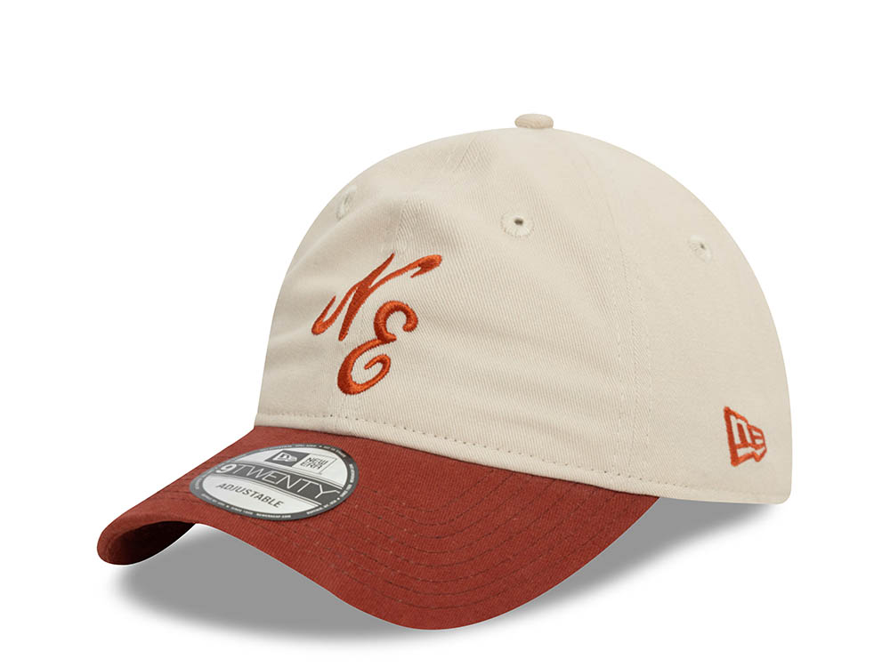 New Era New Era Peached Cotton Red 9Twenty Strapback Cappellini