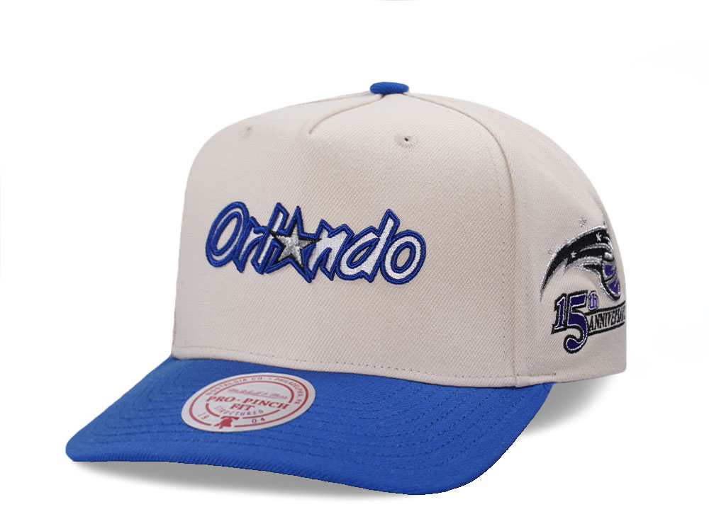 Mitchell & Ness Orlando Magic 15th Anniversary Two Tone Pro Pinch A Frame Snapback Cappellini