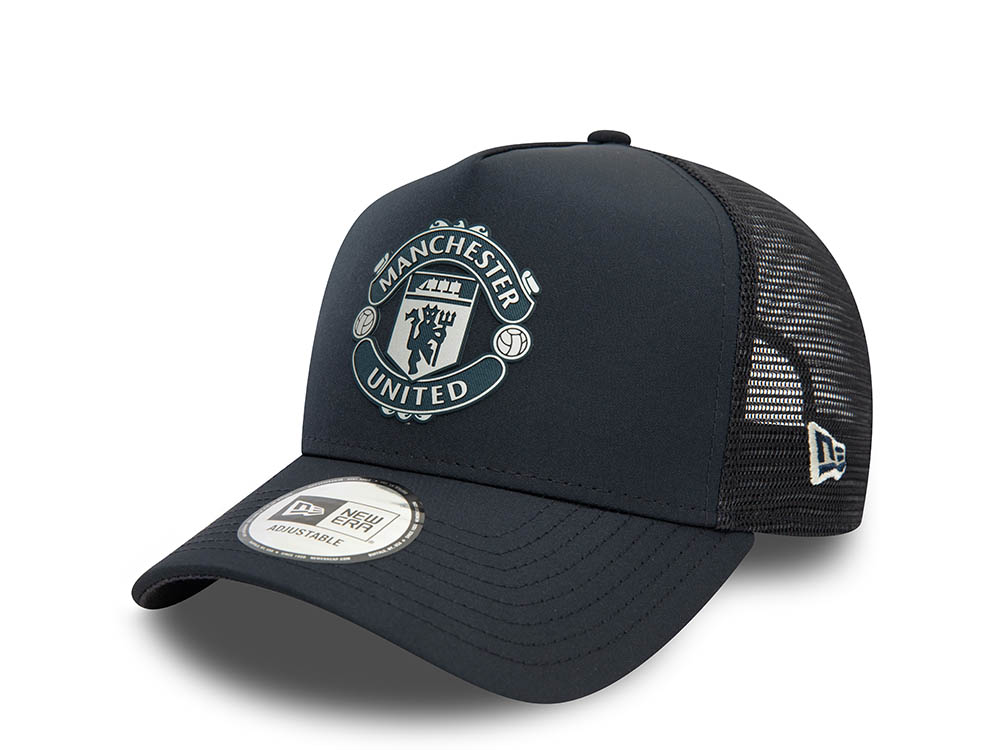 New Era FC Chelsea Black A Frame Trucker Snapback Cappellini