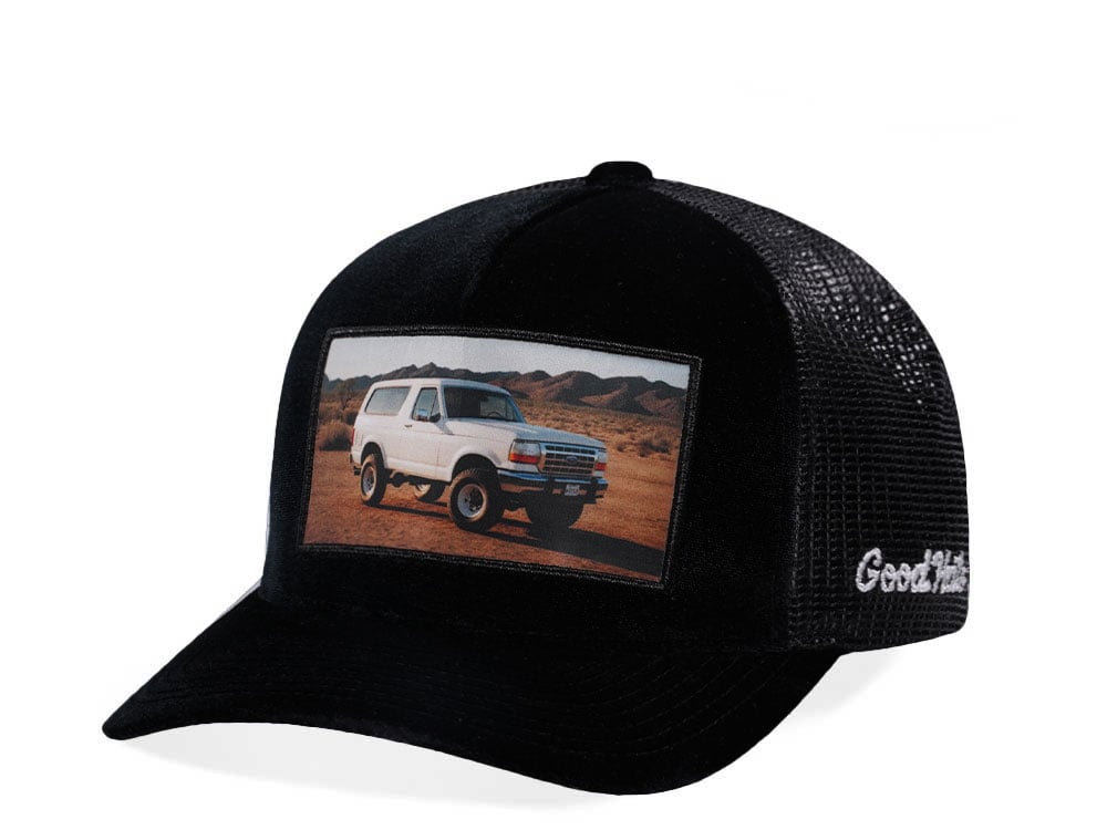 Good Hats The Car Chase Velour Trucker Snapback Cappellini