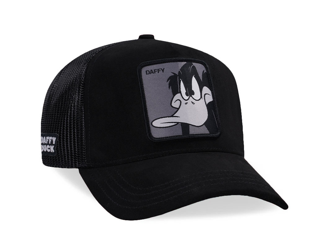 Capslab Looney Tunes Daffy Duck Black Trucker Snapback Cap