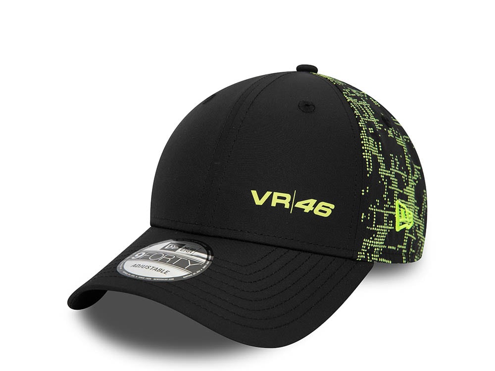 New Era Vr46 Poly Print Black 9Forty Snapback Cappellini