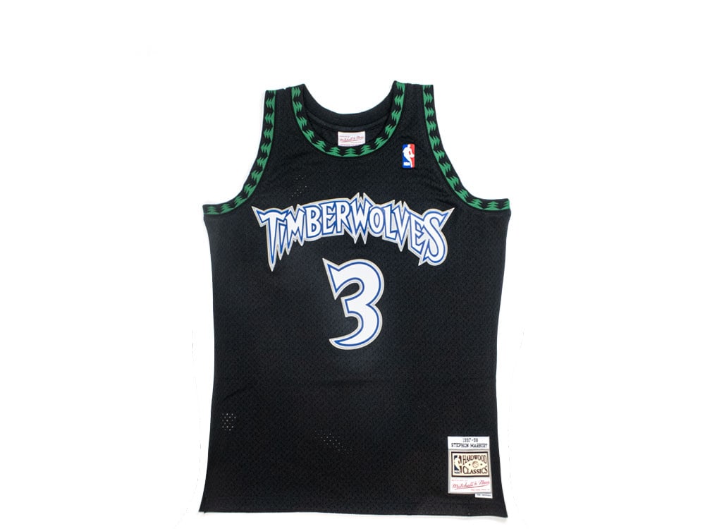 Mitchell & Ness Minnesota Timberwolves - Stephon Marbury Swingman Maglia 2.0 1997-98