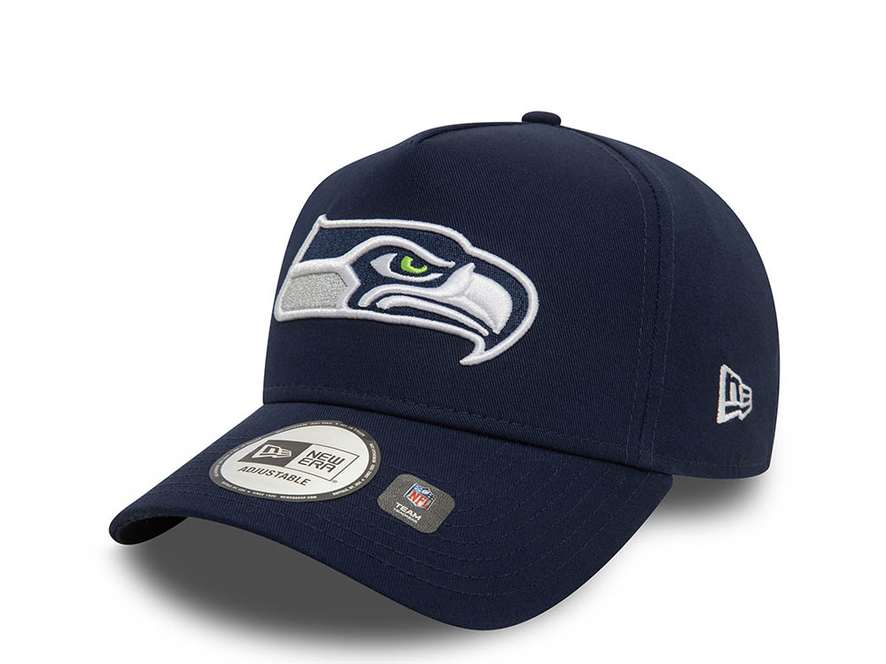 New Era Seattle Seahawks Navy A Frame Snapback Cappellini