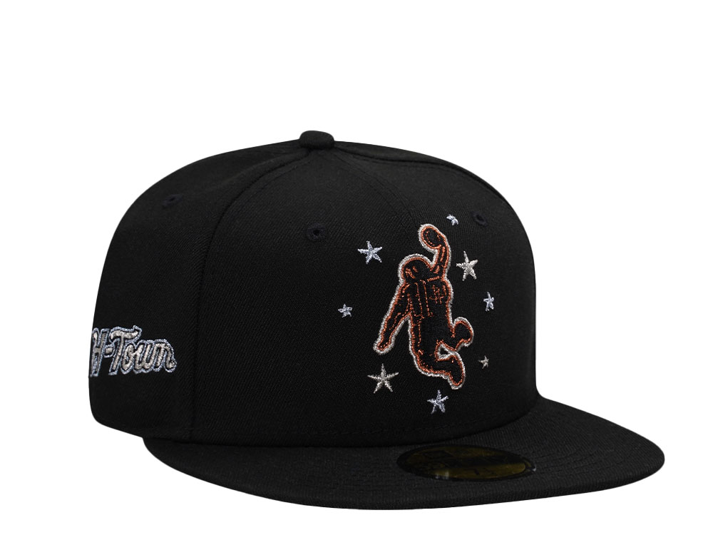 New Era Houston Rockets Spaceman Prime Metallic Edition 59Fifty Fitted Cap