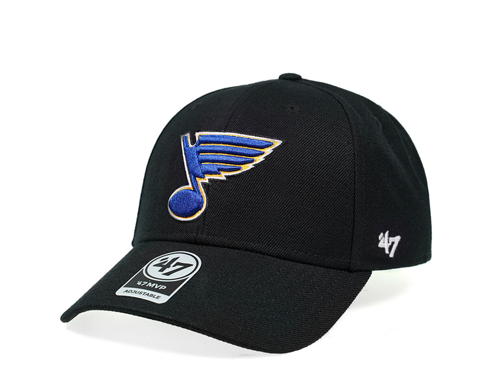 47Brand St. Louis Blues Classic Black Strapback Cap