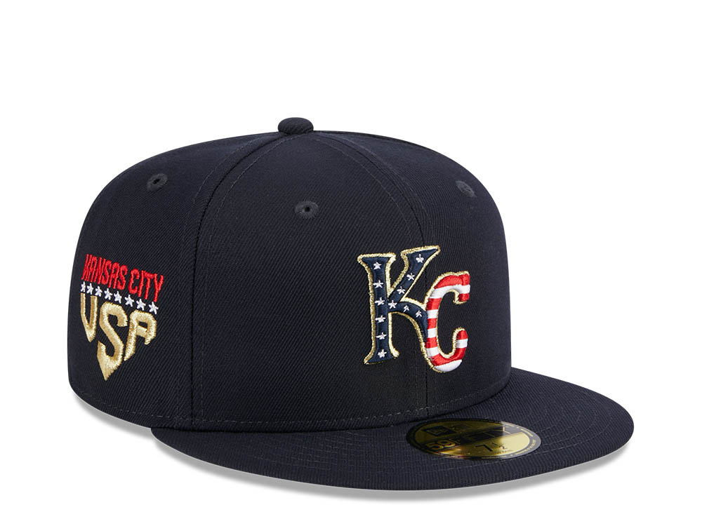 New Era Kansas City Royals 4th of July 23 Authentic On-Field 59Fifty Fitted Cap