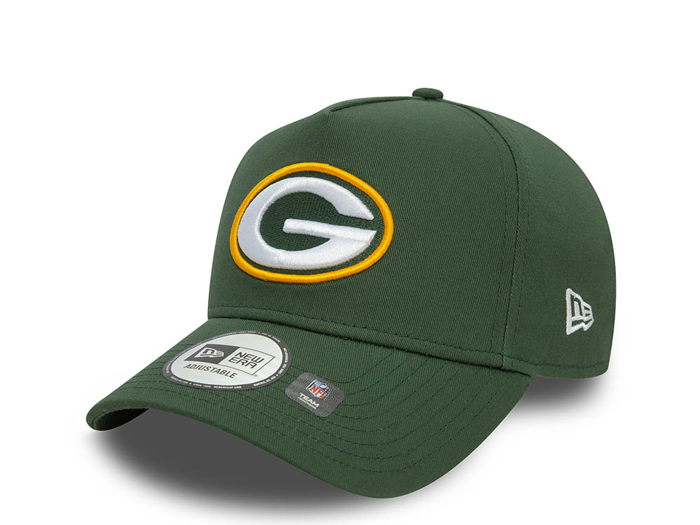 New Era Green Bay Packers Green A Frame Snapback Cappellini