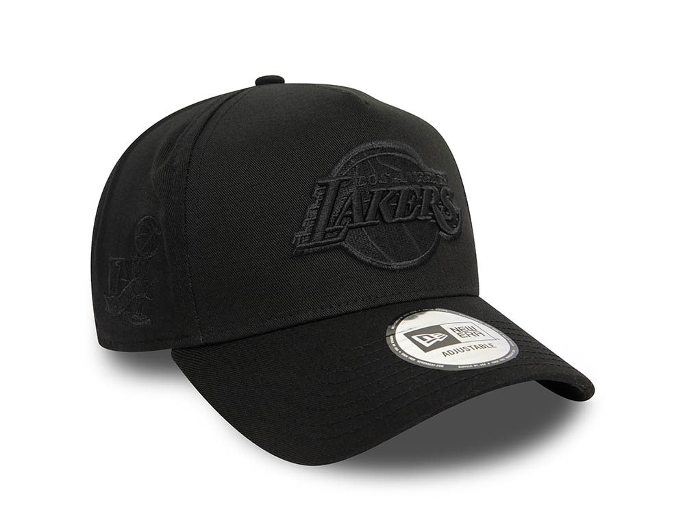 New Era Los Angeles Lakers Monochrome Black A Frame Snapback Cappellini