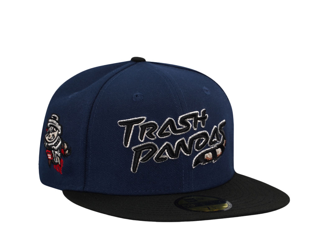 New Era Rocket City Trashpandas Oceanside Blue Two Tone Prime Edition 59Fifty Fitted Cap