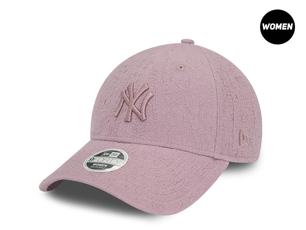 New Era New York Yankees Bubble Stitch Lavender Womens 9Forty Strapback Cappellini