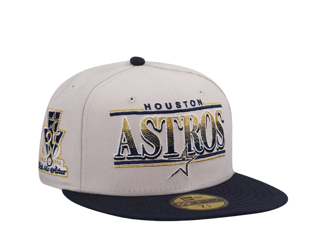 New Era Houston Astros 35th Anniversary Stone Two Tone Edition 59Fifty Fitted Cap