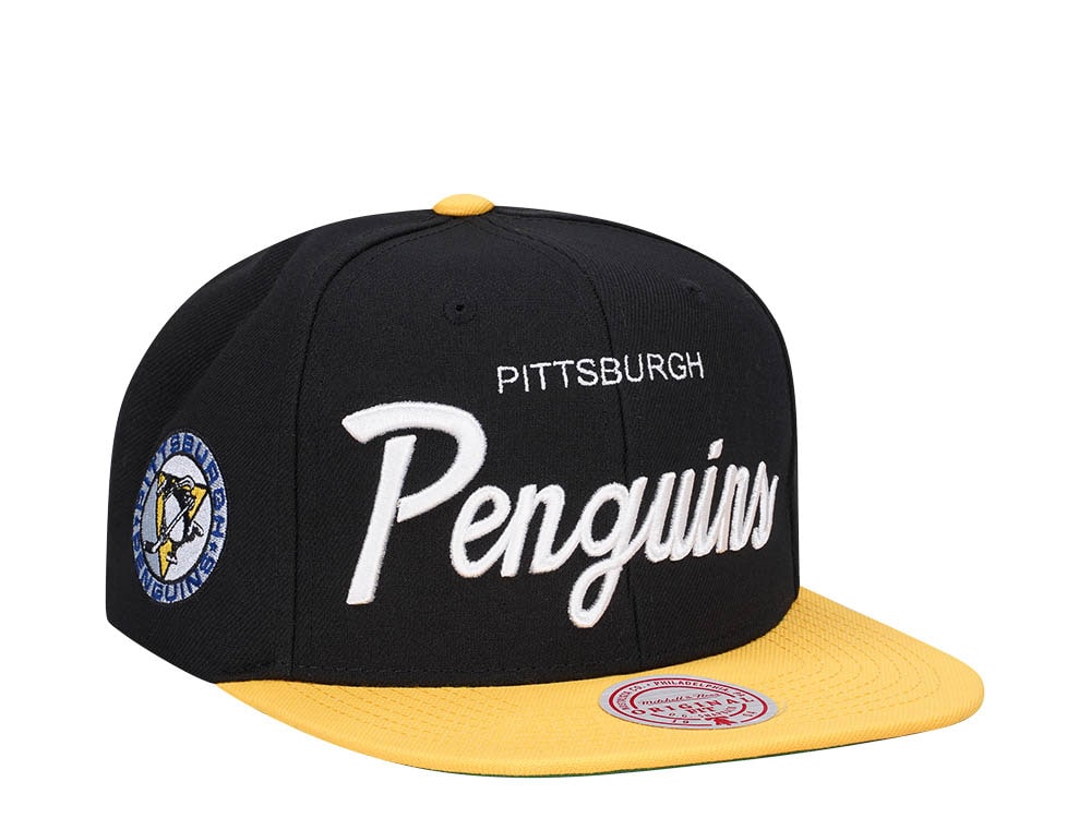 Mitchell & Ness Pittsburgh Penguins Vintage Script Snapback Cap