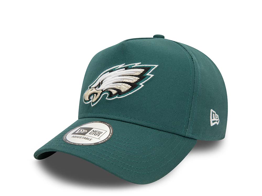 New Era Philadelphia Eagles Dark Green A Frame Snapback Cappellini