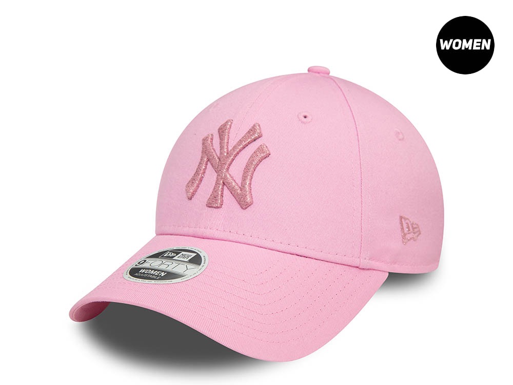 New Era Los Angeles Dodgers Shinny Metallic Pink Womens 9Forty Snapback Cappellini