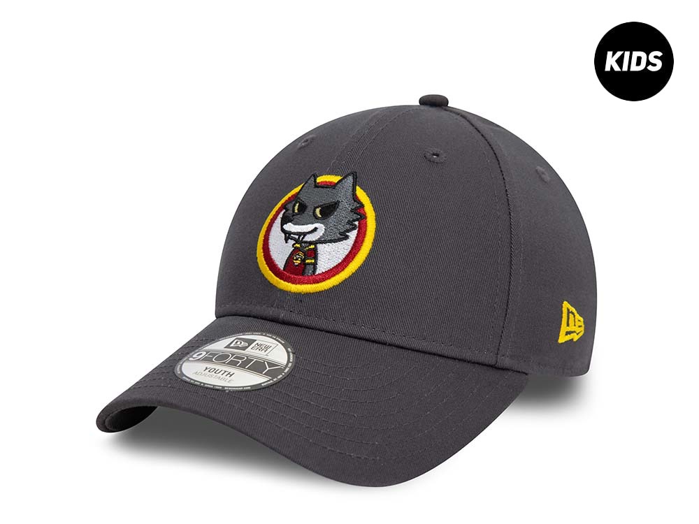 New Era AS Roma Mascot Gray Kids 9Forty Strapback Cap