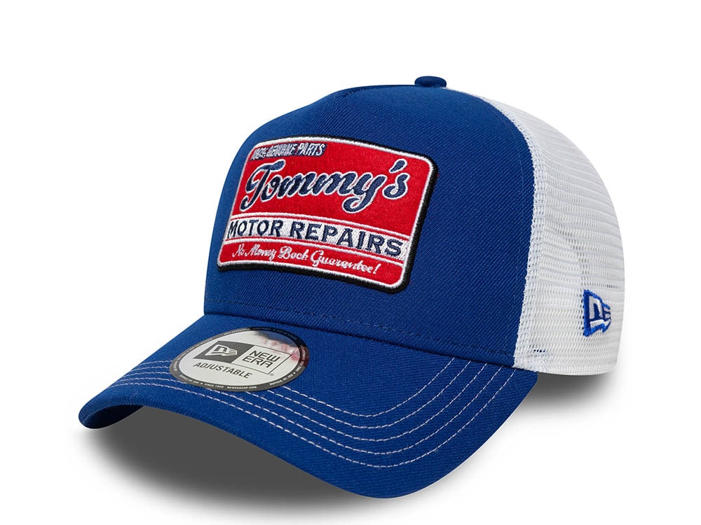 New Era Tommy's Motor Repairs Vintage 9Forty A Frame Trucker Snapback Cap