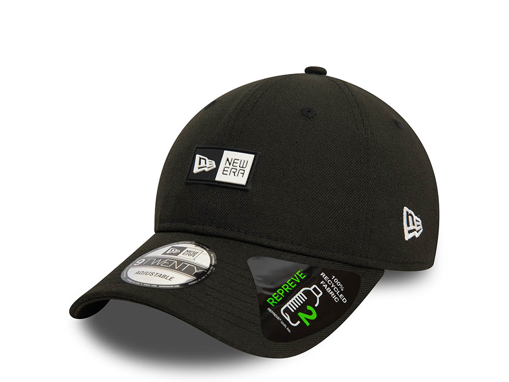 New Era New Era Classic Logo Black and White 9Twenty Strapback Cappellini