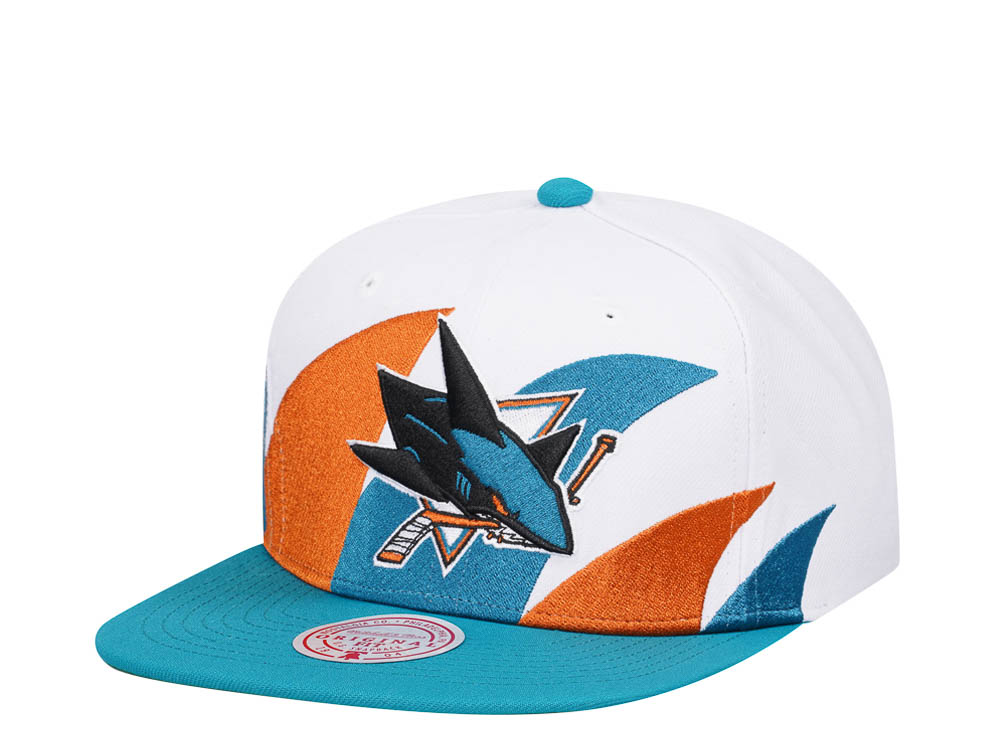 Mitchell & Ness San Jose Sharks Vintage Sharktooth Snapback Cap