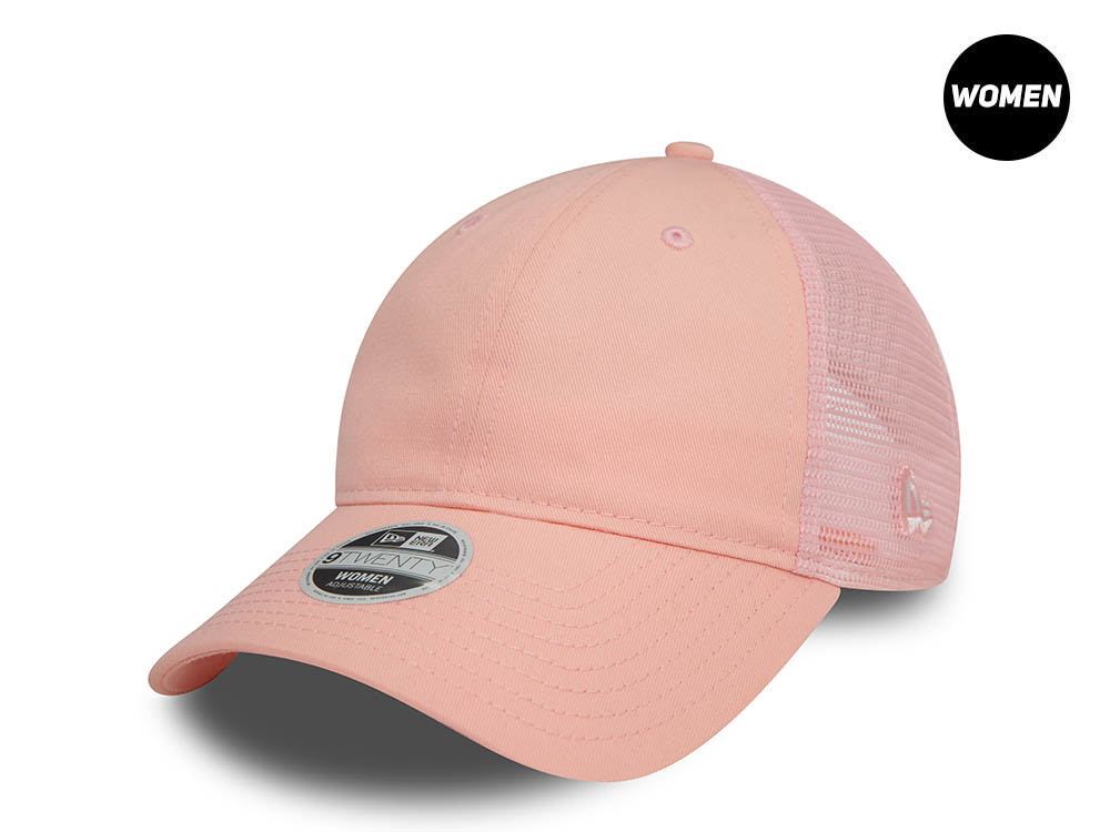 New Era Pink Basic Womens Trucker 9Twenty Strapback Cappellini