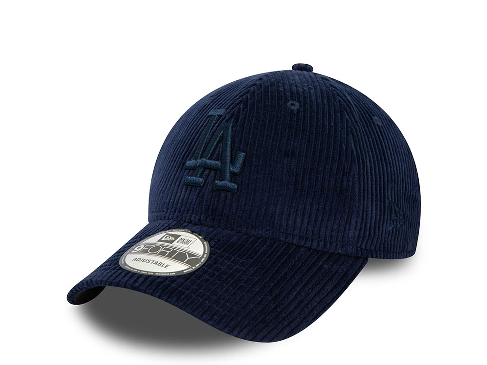 New Era Los Angeles Dodgers Navy Cord 9Forty Strapback Cappellini