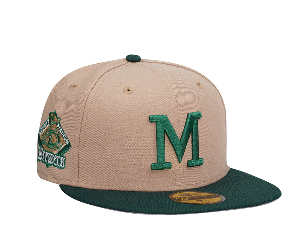 New Era Milwaukee Brewers County Stadium Colorflip Two Tone Edition 59Fifty Fitted Cap