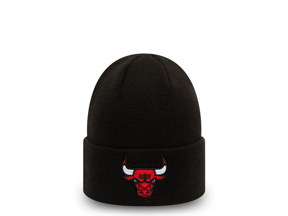 New Era Chicago Bulls Essential Cuff Beanie Black Cappelli