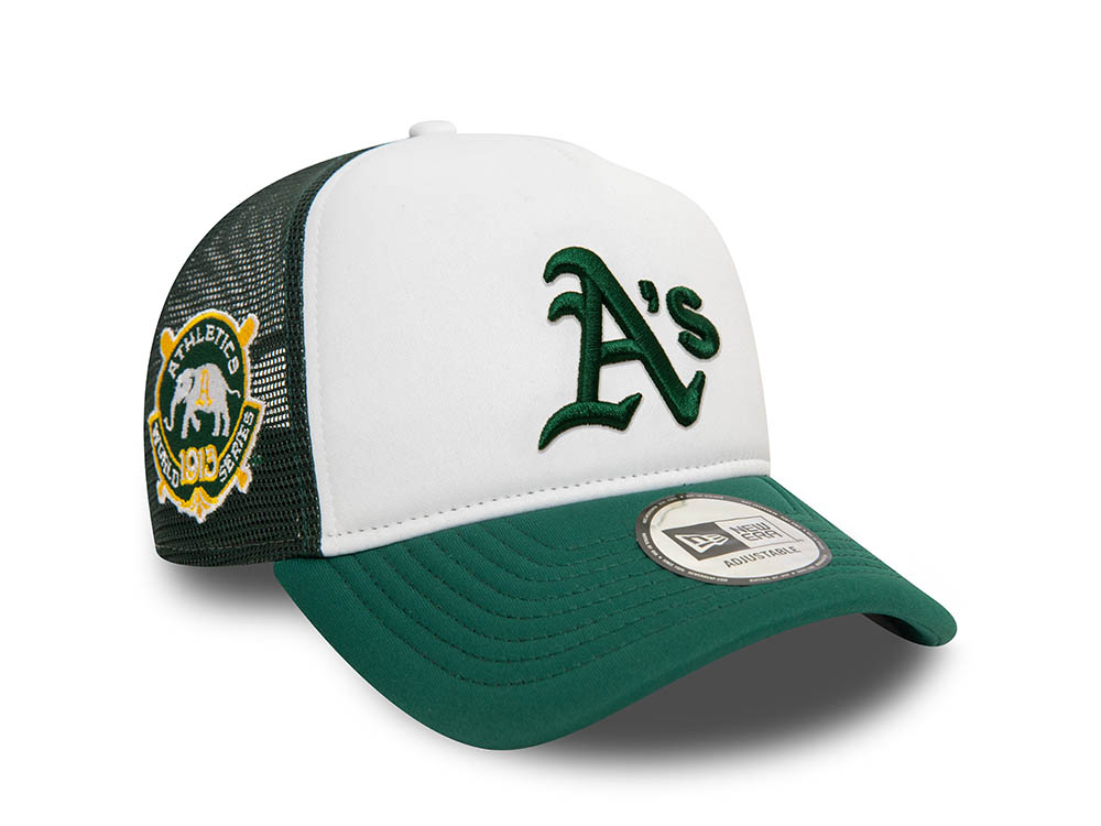 New Era Oakland Athletics World Series 1913 Foam Trucker A Frame Snapback Cappellini