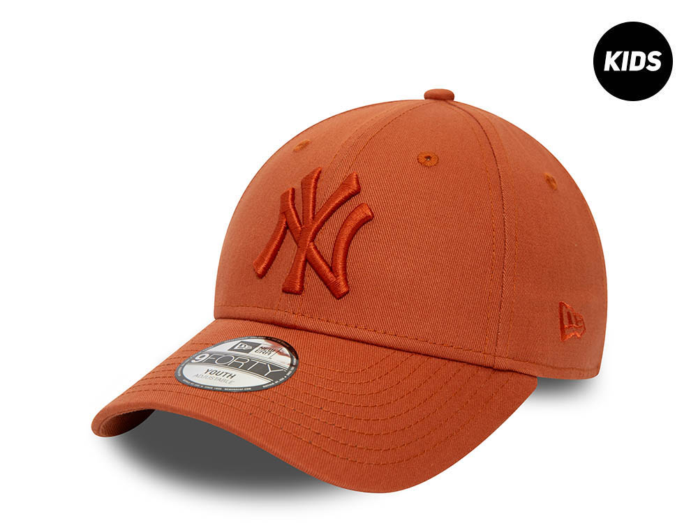 New Era New York Yankees League Essential Kids Brown 9Forty Strapback Cappellini