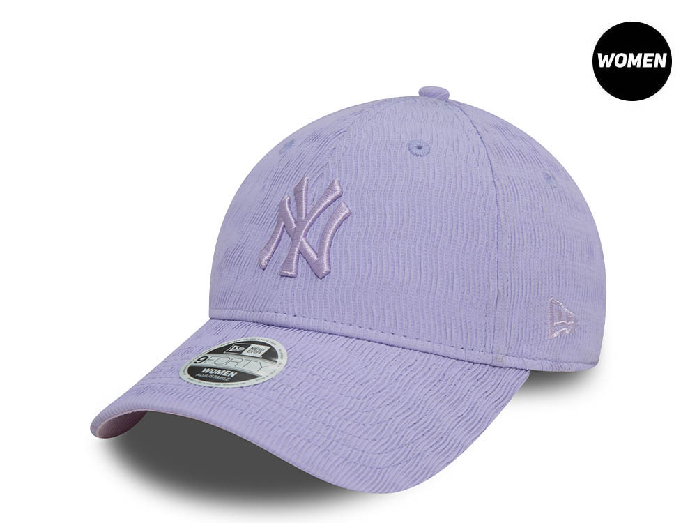 New Era New York Yankees Purple Ruching Womens 9Forty Strapback Cappellini