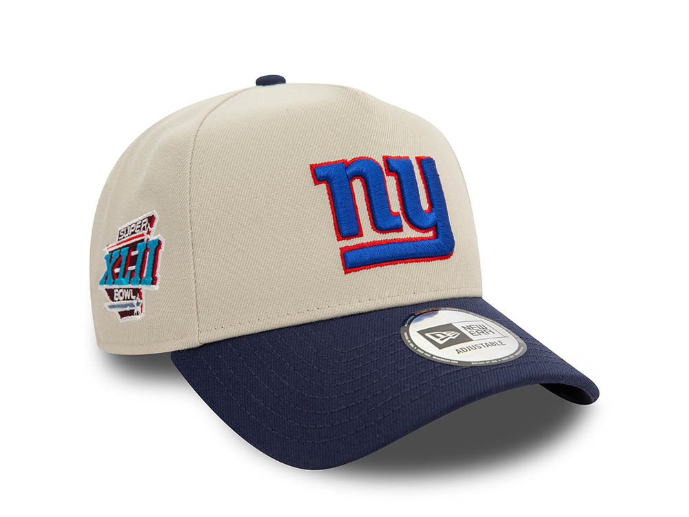 New Era New York Giants Super Bowl XLII Chrome Two Tone A Frame Snapback Cappellini