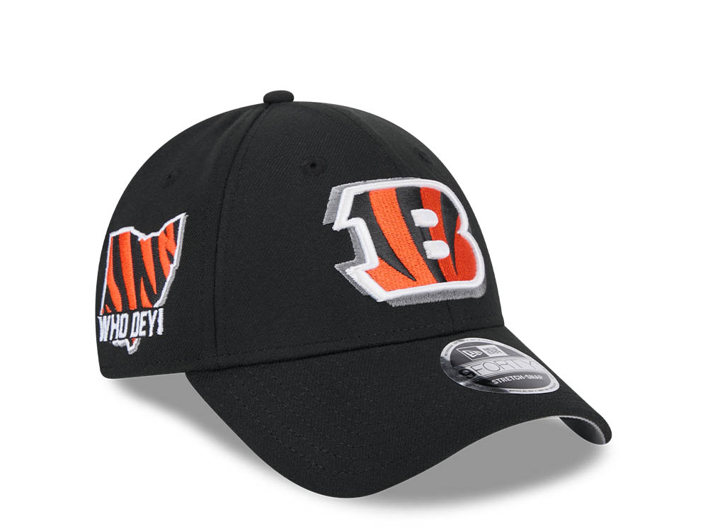 New Era Cincinnati Bengals NFL24 Draft 9Forty Stretch Snapback Cappellini