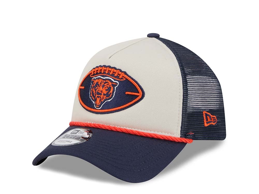 New Era Chicago Bears Sideline 2024 9Forty A Frame Trucker Snapback Cappellini